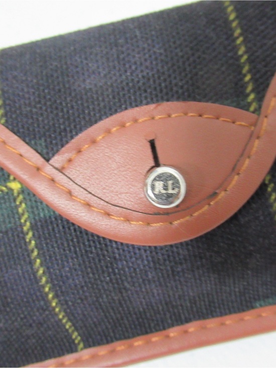 Polo Ralph Lauren Plaid Sunglasses
Case Leather Trim main image 5